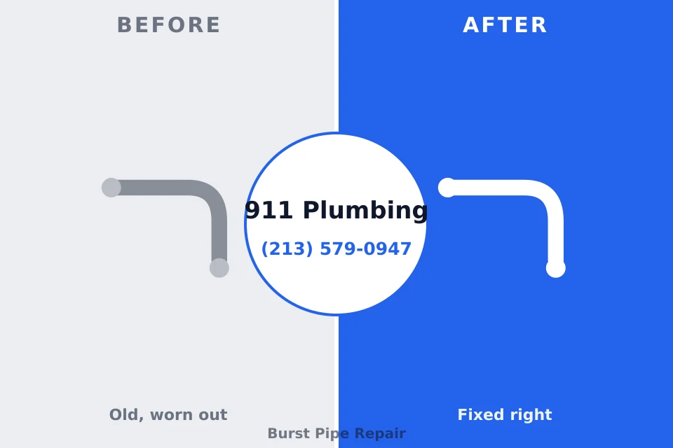 Before and after: plumbing company Forest Hills, TN